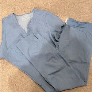 Figs Women's Soft Blue Jumpsuit